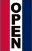 3'X5' 100D OPEN BANNER FLAG
