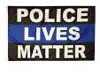 POLICE LIVES MATTER FLAG POLYESTER 3X5