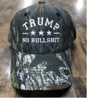 Trump No Bullshit Camo - Cap