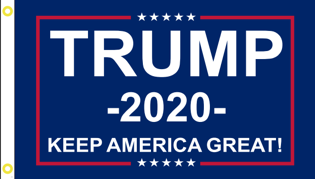 TRUMP 2020 KAG BLUE KEEP AMERICA GREAT KAG 4'X6' FLAG ROUGH TEX ® 150D NYLON