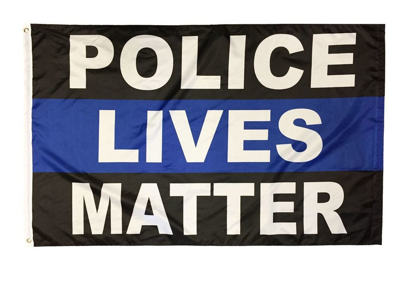 Police Lives Matter 3'X5' Rough Tex® 150D Nylon