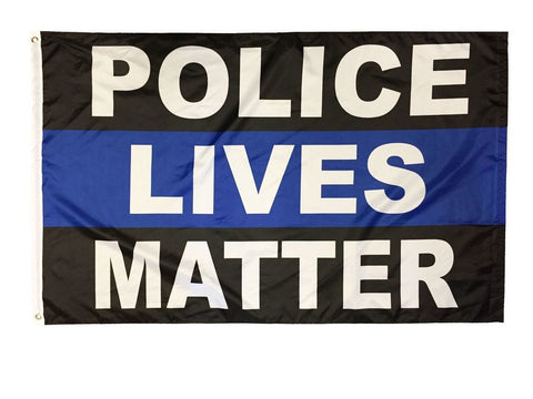 Police Lives Matter 3'X5' Rough Tex® 68D Nylon