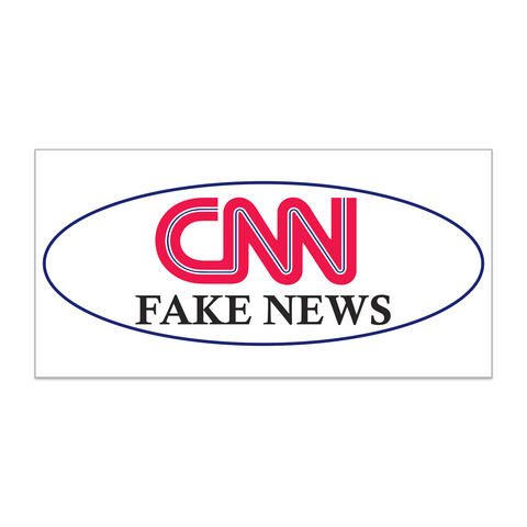 CNN "Fake News" Trump Bumper Sticker