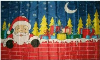 Christmas Santa 3'X5' Flag ROUGH TEX® 100D