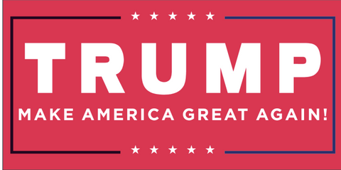 Trump M A G A Red - Bumper Sticker