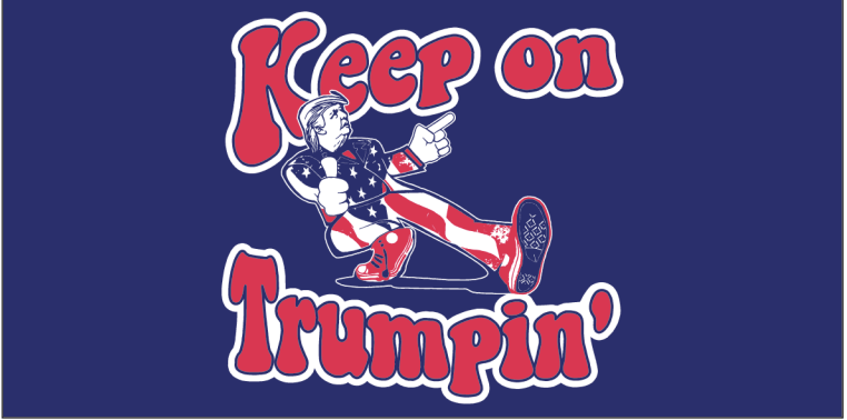 Keep On Trumpin' Blue  - Bumper Sticker