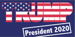 Trump President 2020 - Bumper Sticker