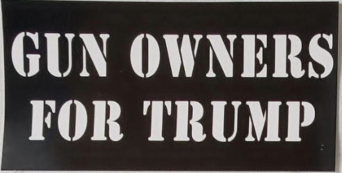 Gun Owners For Trump - Bumper Sticker