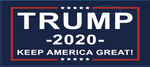 TRUMP 2020 KAG BLUE KEEP AMERICA GREAT KAG 4'X6' FLAG ROUGH TEX ® 150D NYLON