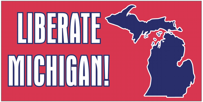 Liberate Michigan!- Bumper Sticker