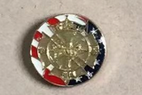 USA FIRE RESCUE -Cloisonne Hat & Lapel Pin