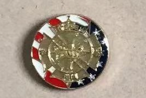 USA FIRE RESCUE -Cloisonne Hat & Lapel Pin