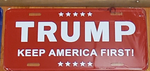 President Trump and USA Collectors Set of 12 Auto Tags