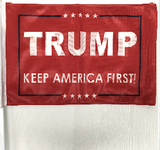 12 Assorted Trump Design Car Flags Starter Pack 12''X18''
