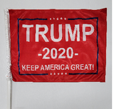 12 Assorted Trump Design Car Flags Starter Pack 12''X18''
