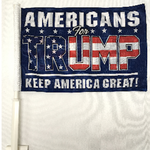 12 Assorted Trump Design Car Flags Starter Pack 12''X18''