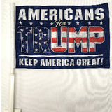 12 Assorted Trump Design Car Flags Starter Pack 12''X18''