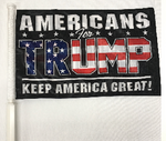 12 Assorted Trump Design Car Flags Starter Pack 12''X18''