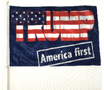12 Assorted Trump Design Car Flags Starter Pack 12''X18''