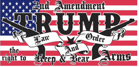 2nd Amendment Trump Law And Order - Bumper Sticker