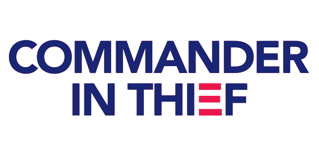 Commander In Thief Bumper Sticker