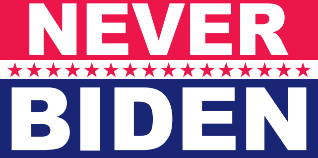 Never Biden Bumper Sticker