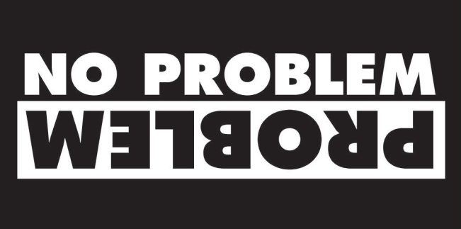 No Problem mɘldoɿꟼ  Bumper Sticker