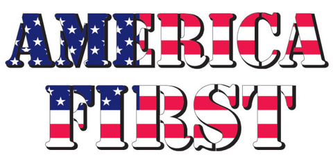 America First White - Bumper Sticker