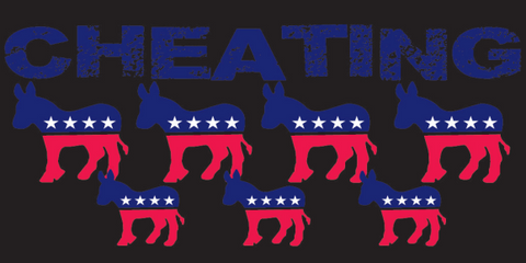 Cheating Donkeys' Bumper Sticker