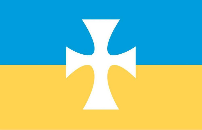 Ukraine Christian Church 3'X5' Flag Rough Tex® 100D