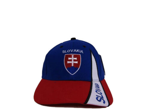 Slovakia Red and Blue Embroidered Cap