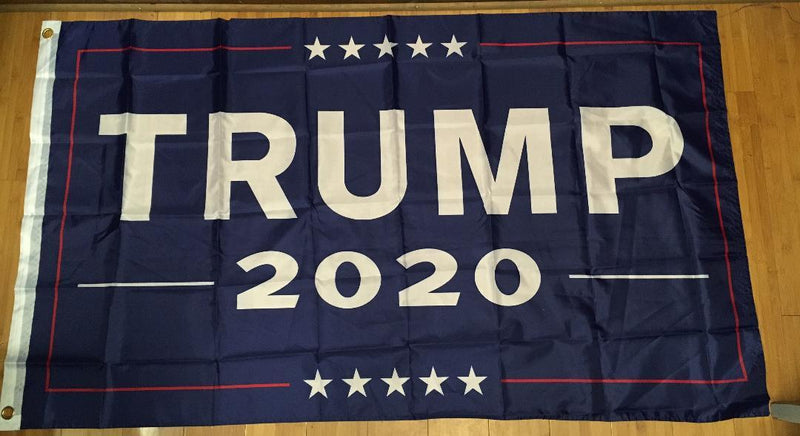 TRUMP 2020 OFFICIAL BLUE FLAG 12'X18'