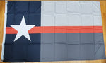 Texas Red Line Fire Department Memorial Flag-3'x5' Rough Tex® 600D