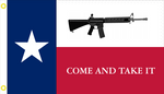 Texas Come & Take It 3'X5' Flag ROUGH TEX® 68D