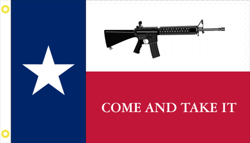 Come and Take It Texas 3'X5' Flag ROUGH TEX® 68D