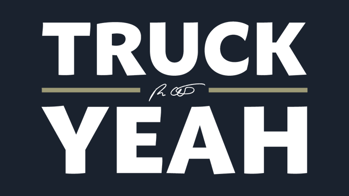 Truck Yeah Bumper Sticker