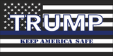 Trump Keep America Safe KAS Bumper Sticker