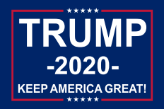 Trump 2020 (KAG) 12"x18" Car Flag ROUGH TEX® Nylon DBL Sided