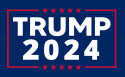 Trump 2024 3'X5' Flag ROUGH TEX® 150D