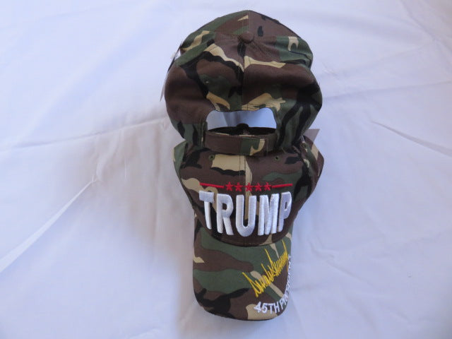 Trump Camo Cap Gold Signature 45th President