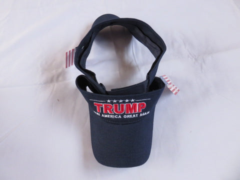 Trump Make America Great Again Navy Embroidered Visor