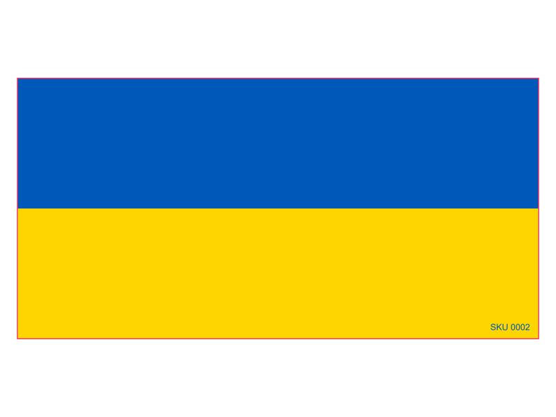 Ukraine Car Flag Flag 12"x18" Flag Rough Tex® 100D