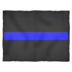 Police Thin Blue Line Deluxe Polar Fleece Blanket