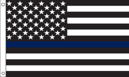 US Police Memorial 2'x3' Flag ROUGH TEX® 68D