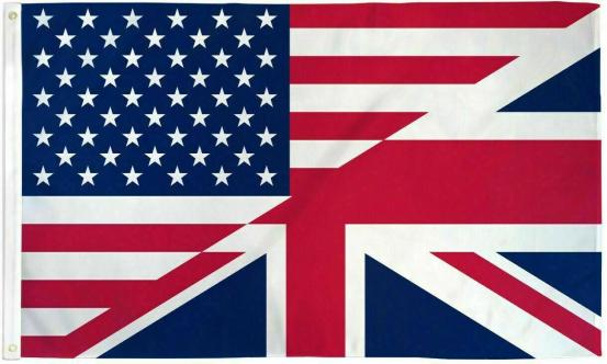 USA United Kingdom 3'X5' Flag ROUGH TEX® 68D