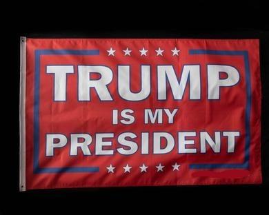 Trump Is My President! Red 3'X5 Flag Rough Tex® 150D Nylon