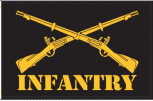 US Infantry  3'X5' Flag ROUGH TEX® 100D DBL Sided