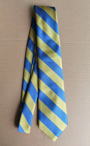 Ukraine Men's Tie Ukrainian Flag Regimental Micro Fiber Silk Rough Tex®