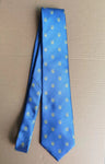 Ukraine Official Gold Trident Rep Men's Blue Tie Micro Fiber Silk Rough Tex® Parliment