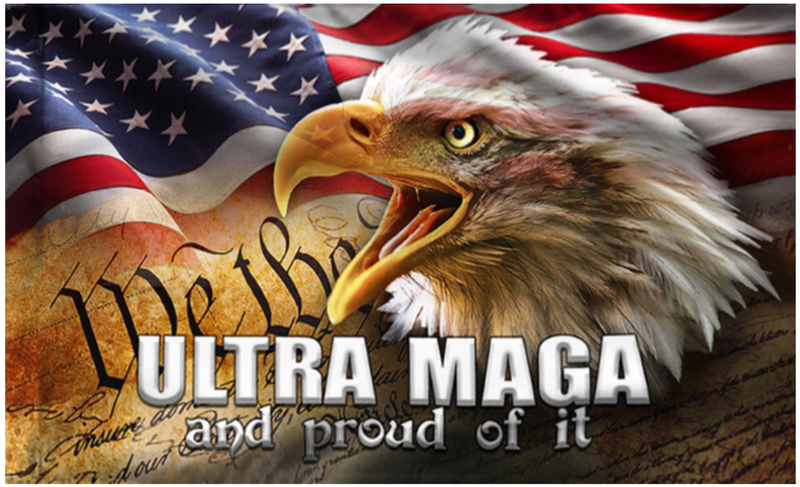 We The People Ultra MAGA and Proud Of It 3'X5' Flag ROUGH TEX® 100D